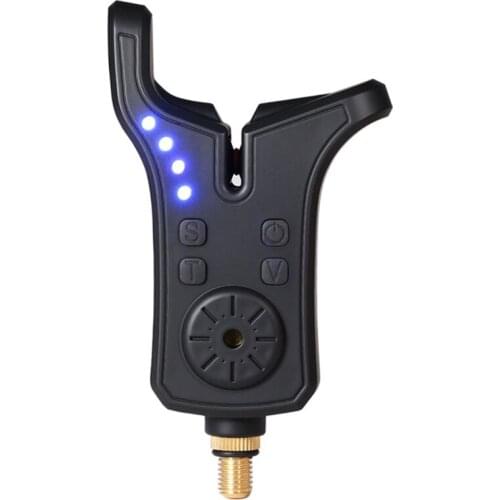 Carp Fishing Alarms Indicator with Blue Led Sound Adjustable Sensitivity Fishing Bite Indicators Carp Fishing Bite Alarm