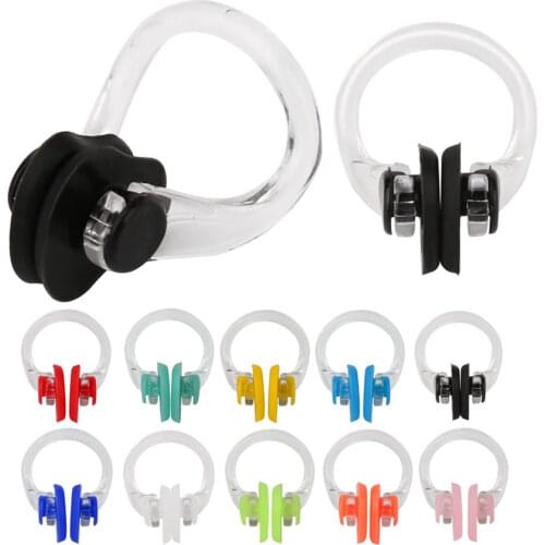 Soft Silicone Waterproof Swimming Nose Clip Surf Diving Swim Noseplugs Pool Accessories Adult Kids Plugs Unisex 1/10 Pcs Set