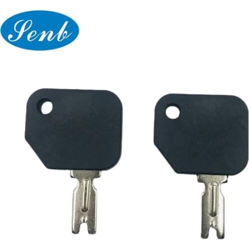2X Hyster Yale Rubber Coated Forklift Key Part Numbers 51335040 186304 6T-2663 166 1430