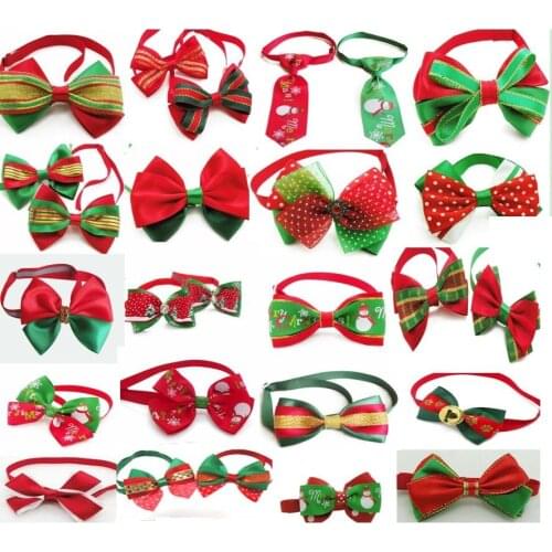 300pc/lot Big sale Halloween Christmas holiday Pet Dog Bow Ties Cute Neckties Pet Puppy Dog Cat Ties Grooming Supplies BN93