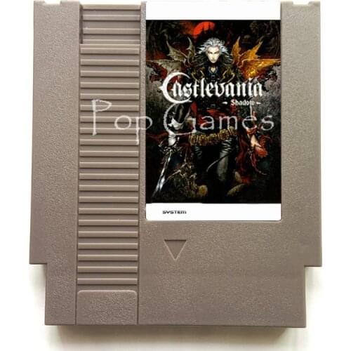 Castlevania Shadows 72 Pin Game Cartridge for 8 Bit Video Game Console Region Free English Language
