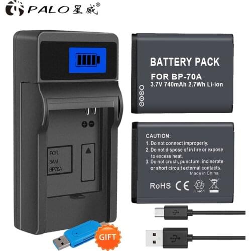 BP-70A EA-BP70A IA-BP70A BP70A IABP70A battery for SAMSUNG AQ100, DV150F, ES65, ES67, ES70, ES71, ES73, ES74, ES75, ES80, MV800