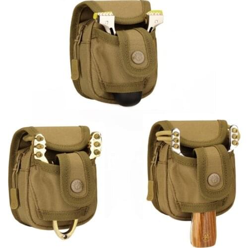 Army Hunting Thigh Molle Pouch Tactical Nylon Slingshot Bag Back Outdoor Sport Ride Accessories Belt Bag Hiking Cycling Bag