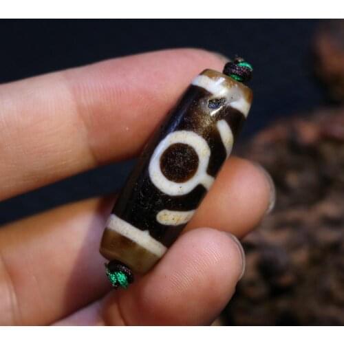 AsL Treasure Magic Power Tibetan old Agate Guiren Tairen dZi Bead Amulet Fit For Making Bracelet Talisman Timestown UPD22Asw