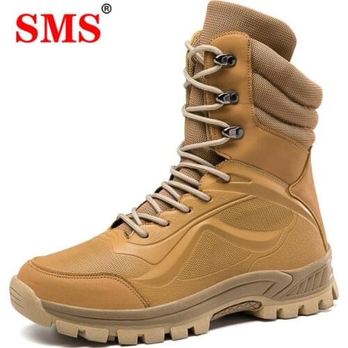 Autumn Winter Military Boots Outdoor Sneakers Male Hiking Shoes Special Force Desert Tactical Combat Ankle Boots Men Work Boots
