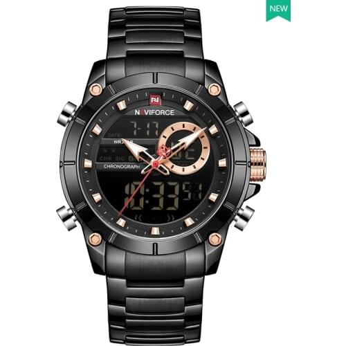 NAVIFORCE Top Luxury Watches Mens Sport Chrono Quartz Watches Men Date Waterproof Military Luminous Clock Man Relogio Masculino