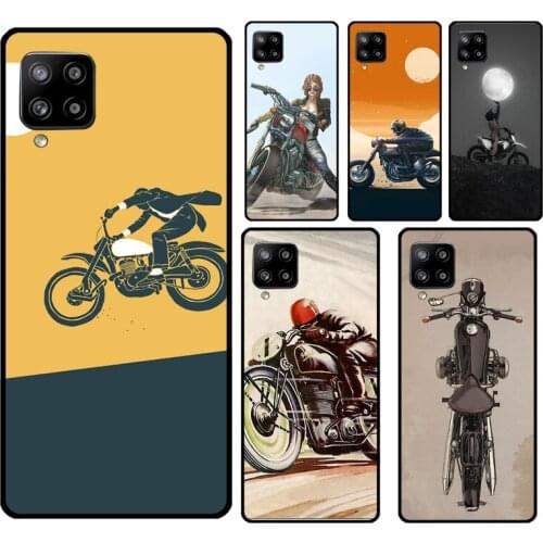 Motorcycle Racing Case For Samsung A51 A71 A31 A11 A21S A20e A12 A32 A42 A52 A72 A02S A10 A30S A40 A50 A70