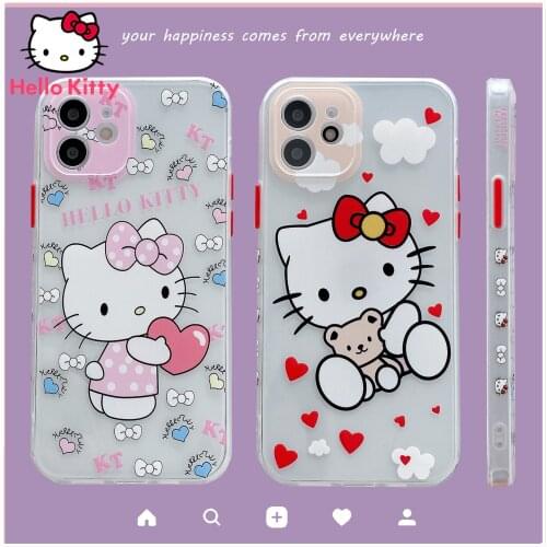 Hello Kitty for IPhone 6S/7/8P/X/XR/XS/XSMAX/11/12Pro/12mini Cartoon Cute Phone Case