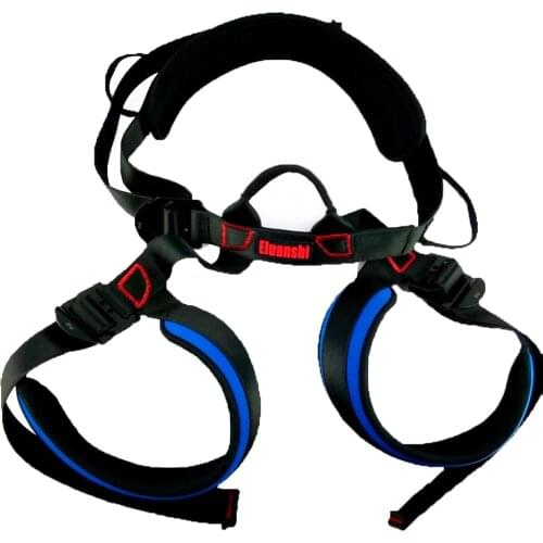 ELUANSHI Outdoor Rock Harness Rappel Safety Belt mountain Climbing holds helmet shoes carabiner equipment rope accessories