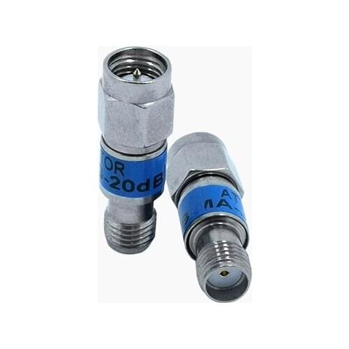 Fixed attenuator coaxial attenuator sma-jk male and female 1-30db 0-6g RF rf2w attenuator