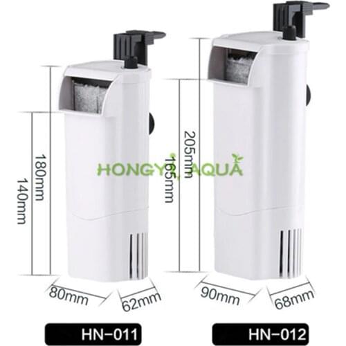 SUNSUN Low water level Turtle tank filter Shallow water Small fish tank waterfall Small silent built-in water purifier HN011/012