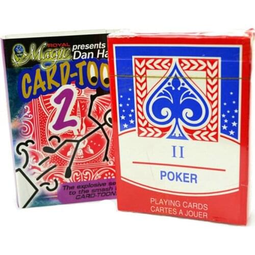 Card toon Magic Playing Card Funny Magic Trick Deck Pokers Animation Prediction Playing Card Funny Card Magic Prop High Quality