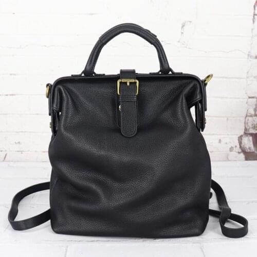 Classic Backpack Women Shoulder Bags Multifunction Female Travel Bag Genuine Leather School Backpack For Teenager Girls Mochila