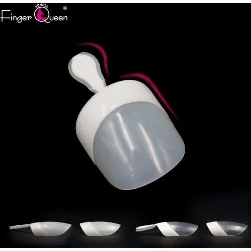 100Pcs Fake Nails Box User-Friendly False Nail Fully Covered White/Clear/Natural Round Nails Fingerqueen