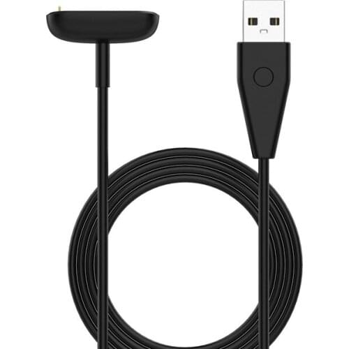 For Fitbit Luxe Smart Watch Magnetic Charger USB Charging Cable with Reset Button, Length:50cm