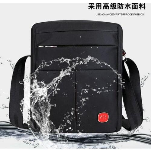 Oxford Cloth Mens Shoulder Bag Messenger Bag Fashion Waterproof Leisure Sports Backpack Large Capacity Multi-functional Outdoor