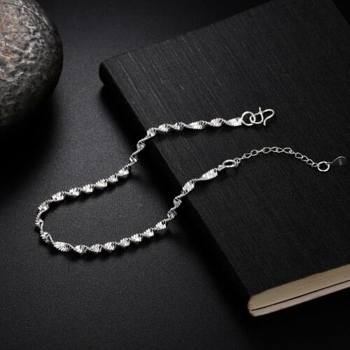 New hot 925 sterling Silver Twisted Chain Bracelet for Women Men Fashion Wedding party Fine Jewelry Christmas Gifts