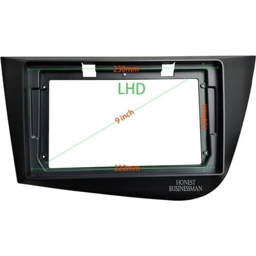 9 Inch Audio Frame Car Radio Fascia,GPS Navigation Fascia Panel Is Suitable SEAT LEON 2005-2012