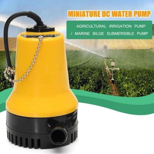 DC 12/24V Mini Submersible Water Pump Clean Pool Garden Irrigation Bilge Tool Transfer Pump насос solar energy pool/Vacuum pump