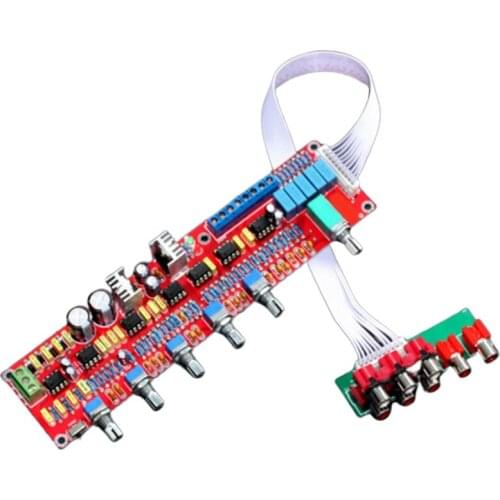 NE5532 Preamplifier Bord HIFI 5.1 Tone Plate Volume Control Panel Preamp Mixer Board Pre-Amplifier Board