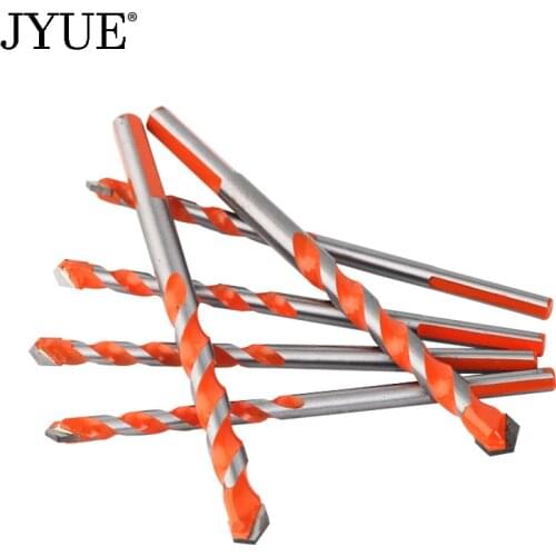 JYUE professional hard alloy drill bit for glass tile concrete hole opener diameter 3/4/5/6/8/10/12 mm twist drill bit