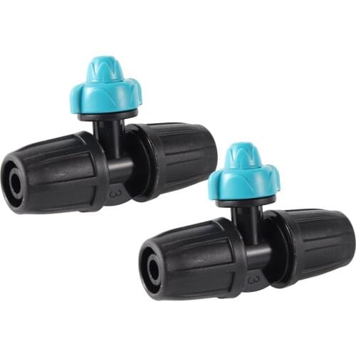 50 Pcs 8/11 Hose 3-way Atomizing Nozzle 0.75mm Spray Orifice Garden Greenhouse Watering Irrigation Sprinklers Cooling Sprayers