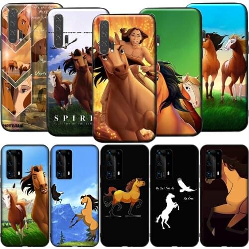 GX230 Spirit Stallion of The Cimarron Silicone Case for Huawei P9 P10 P20 P30 P40 Y6 2018 Y7 Y9 Lite Pro Max Prime Mini