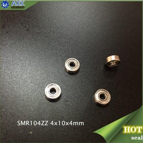 SMR104ZZ Bearing 4*10*4 mm ( 100PCS ) ABEC-1 Stainless Steel Ball Bearings Shielded SMR104Z SMR104 Z ZZ