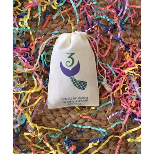 Mermaid bridal shower bag custom Bachelorette hangovers bag birthday welcome Treat Bags thank you gift bag bridesmaid favor bags