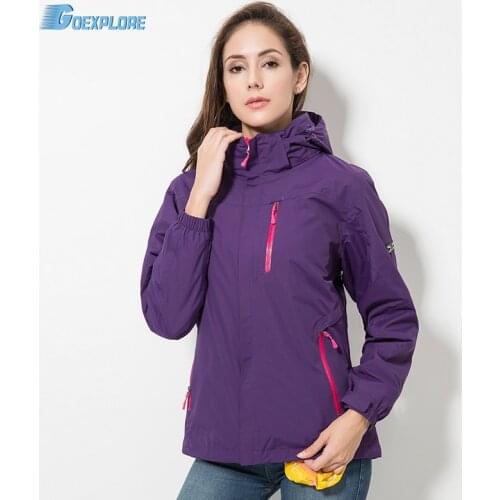 Goexplore Ski Jacket women winter outdoor snow cotton sportswear warm coat waterproof windproof Hiking Camping Cycling jacket