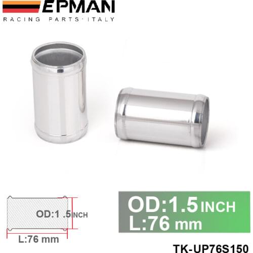 1.5" OD X 3" LONG ALUMINUM RACING INTAKE/TURBO INTERCOOLER PIPING/HOSE JOINER PIPE For BMW f20 1 series EP-UP76S150