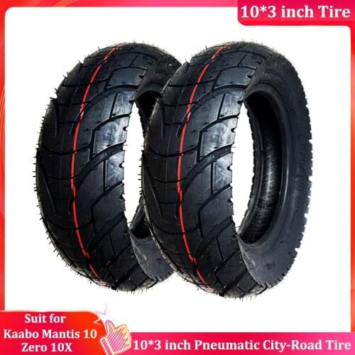 10 inch Widen Tire 10X3.0 80/65-6 City-Road Pneumatic Tire Suit for Zero 10X Kaabo Mantis10 Inmokim OXO Blade10 E-scooter