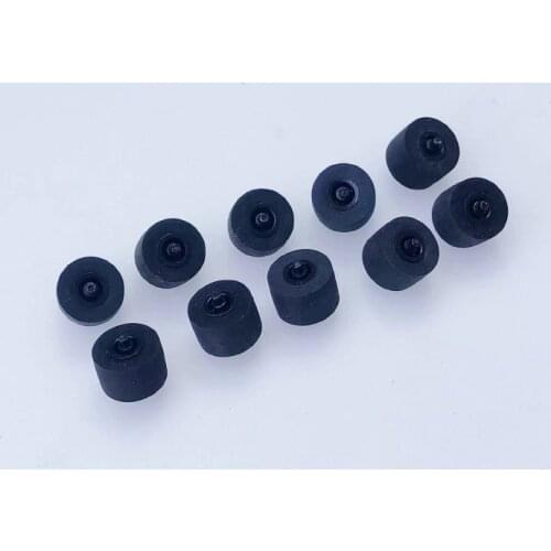 10pcs 10*6.4*1.5mm car retractor press belt pulley deck audio pressure recorder cassette deck pinch roller tapemusic Stereo