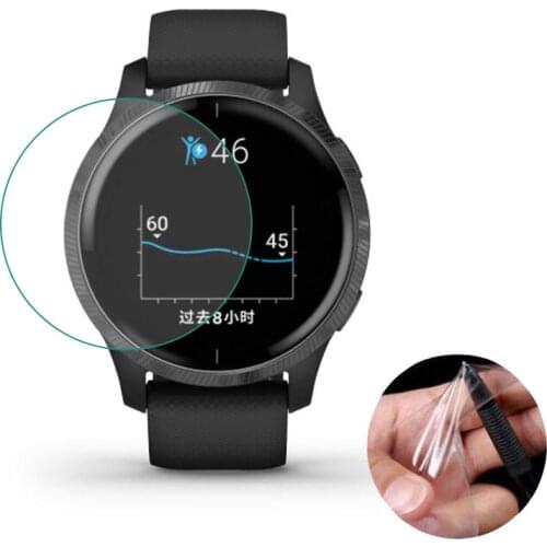 2pcs Soft Clear Protective Film Guard Protection For Garmin Venu Smart Watch Smartwatch Full Screen Protector Cover (Not Glass)