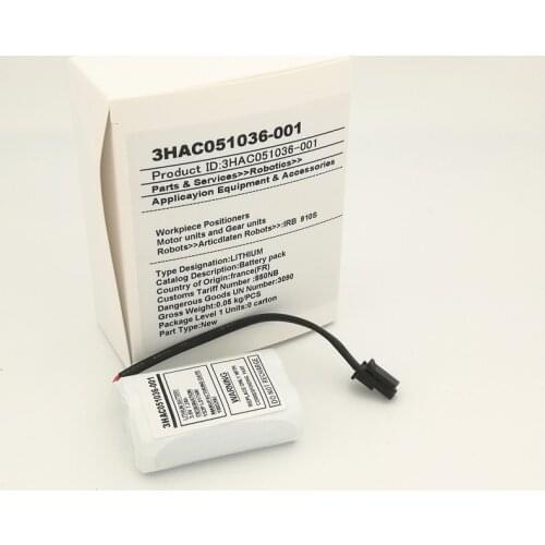 3HAC051036-001 3.6V For ABB IRB120 Robot SMB PLC battery