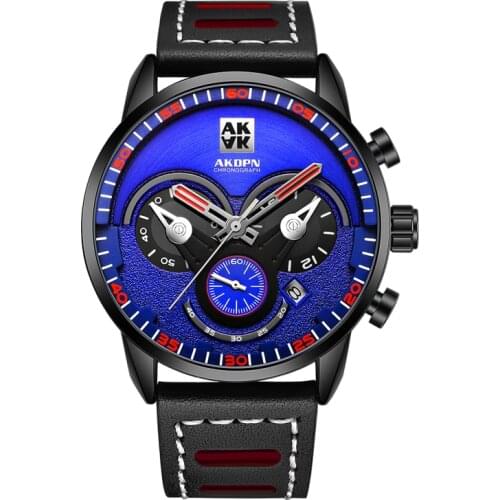 2021 New Arrival High Quality Luxury Men Quartz Watches Fashion Leather Band Waterproof Sport Male Clock Relogio Masculino