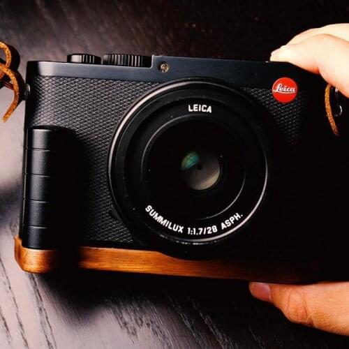 Walnut Wooden Hand Grip L Plate Bracket For LEICA Q Series