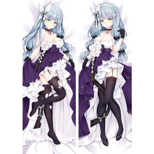 Anime Cartoon Girls' Frontline Double sided hugging Pillow Case Pillow Cover Pillowcase Peach Skin 2 Way 18094