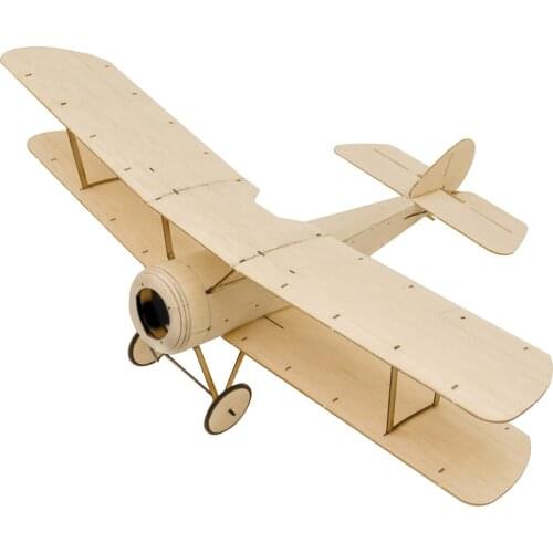 DWH K06 Sopwith Pup RC Airplane Balsa Wood Aircraft 378mm Wingspan Outdoor Flight Toys for Kids Boys DIY Assembly Model PNP