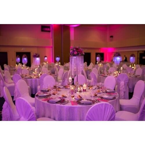 Elegant Free Shipping wedding crystal chandelier wedding flower stand Party table flower decoration 10pcs/lot