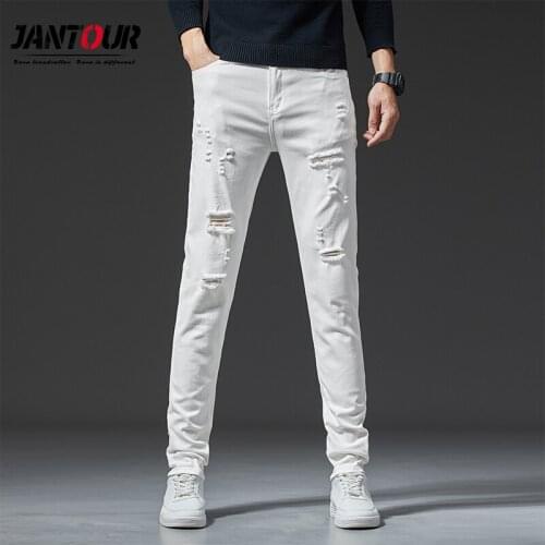 JANTOUR Men's Skinny Jeans