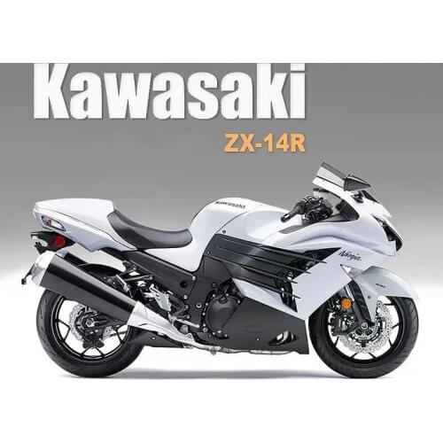 1/12 Alloy Kawasaki ZX-14R Die Cast Motorcycle Model Toy Vehicle Collection Autobike Shork-Absorber Off Road Autocycle Toys Car