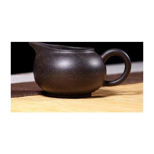 Through the ages, yixing purple sand points kung fu tea tea device accessories all hand tea black sea sand fair mug