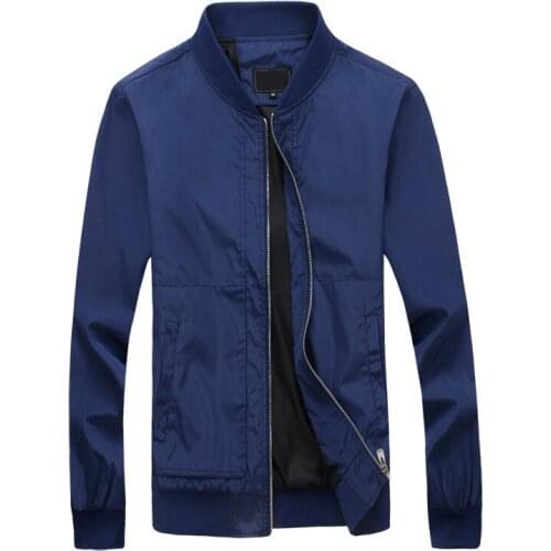 MRMT 2021 Brand New Spring Mens Jackets Pure Color Cardigan Standing Collar for Male Youth Jacket Outer Wear Clothing Garment