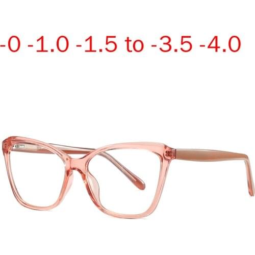 Transition Sunglasses Photochromic myopia Eyeglasses Finished myopia Glasses for Women Computer Cat Optical Glasses Frame NX