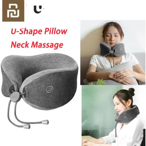 Original Youpin LF U-Shape Pillow Neck Massage Relax Muscle Massager Release Pressure Help Sleep Pillow Work Home Car Travel Use