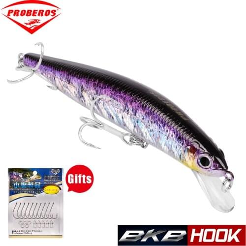 1pcs 14.5cm/25g 5-color Minnow Lure Bait with Double 2#BKB Fishing Hook Fishing Tackle with Gift Accessories