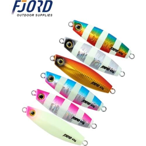 FJORD Fishing Jigs Saltwater Lures Metal Bass Jig Isca Artificial Fake Fish Glitter Holographic Sinking Swimbait