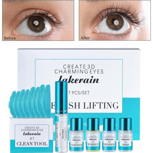 Beauty Professional 7 in 1 Eyelash Lift Kit Tool Full Eye Lash Perm Kit Dropshipping Lash Lift Kit Eyelash Growth Enhancer