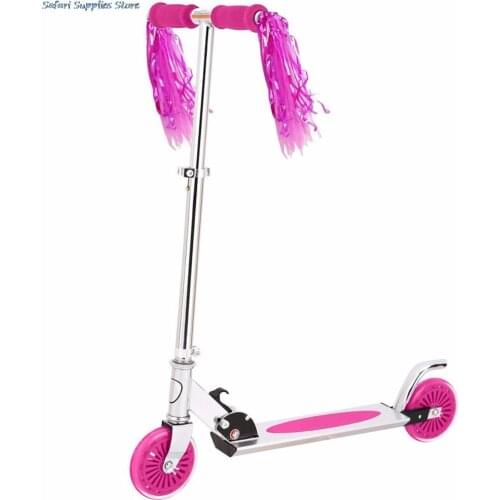 Bicycle Handlebar Tassel Bike Handle Grips Decoration PE Streamers Tricycle Kids Girls Scooter Handlebar Grips Tassels 1Pair